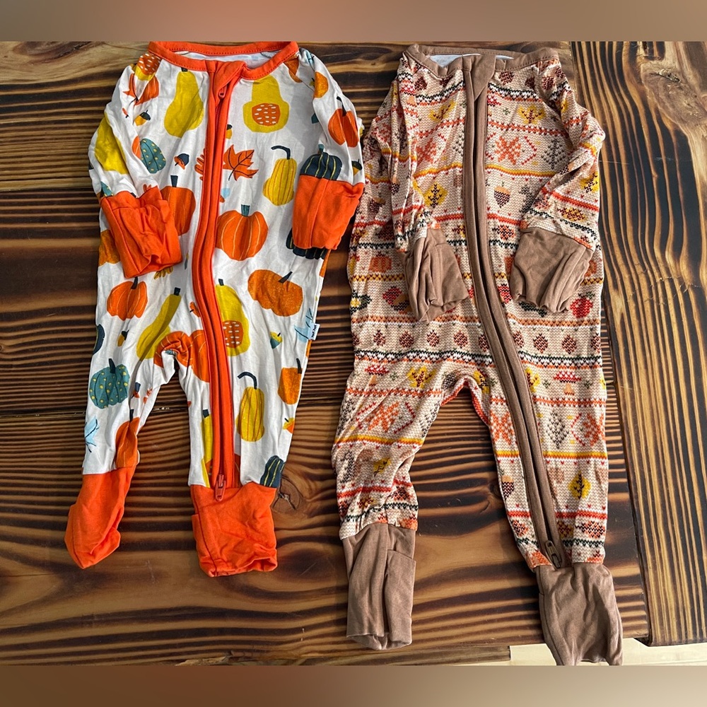 Little sleepies fall bundle. Pumpkins and harvest